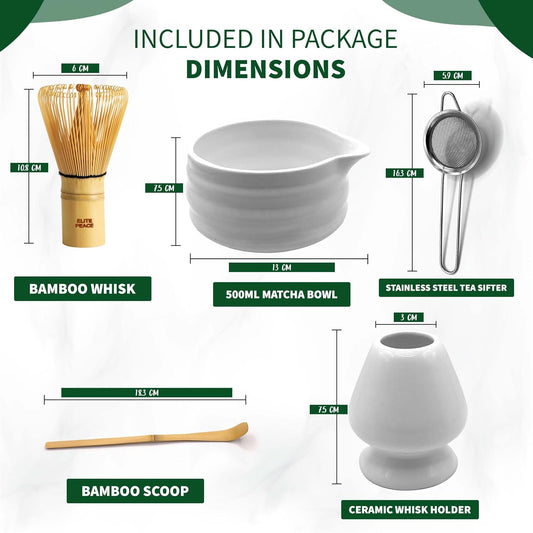 5 Piece Matcha Whisk Set